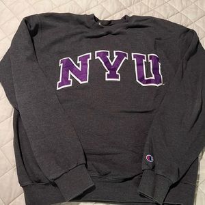 NYU GREY SWEATSHIRT MEDIUM